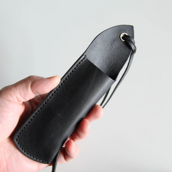 ナイフレザーケース(Folding、折畳式料理ナイフ専用) 黒