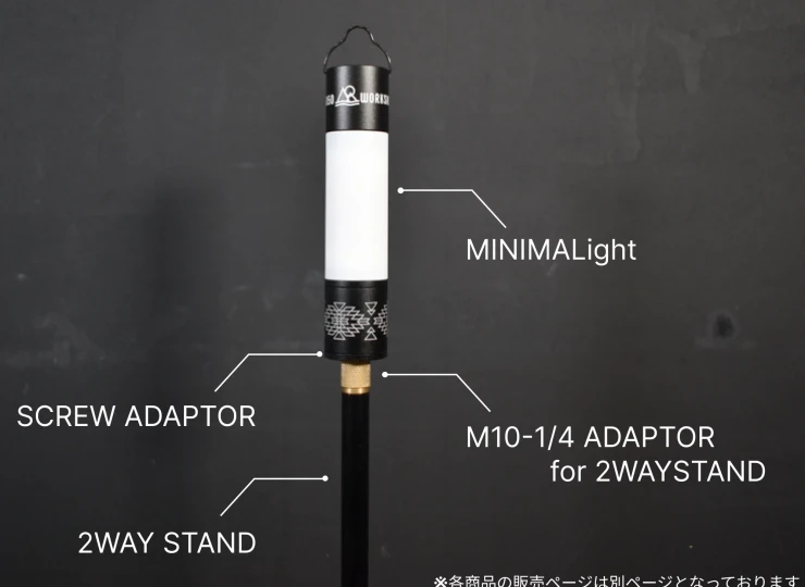 M10→1/4ADAPTOR　for 2WAY STAND