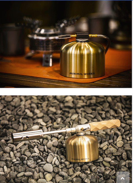 【MINIMAL WORKS 】GAS CANISTER MASK 110g/GOLD