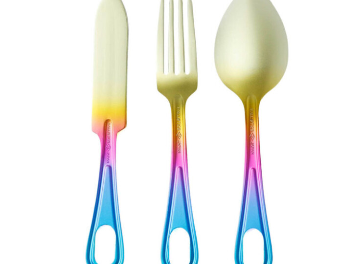 BLA-2404　U.S. TITANIUM CUTLERY SET　