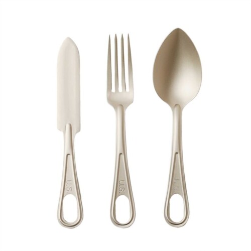 BLA-2404　U.S. TITANIUM CUTLERY SET　