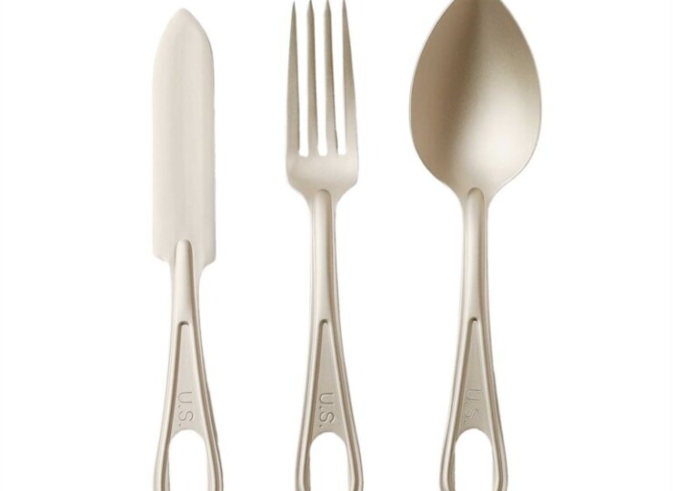 BLA-2404　U.S. TITANIUM CUTLERY SET　